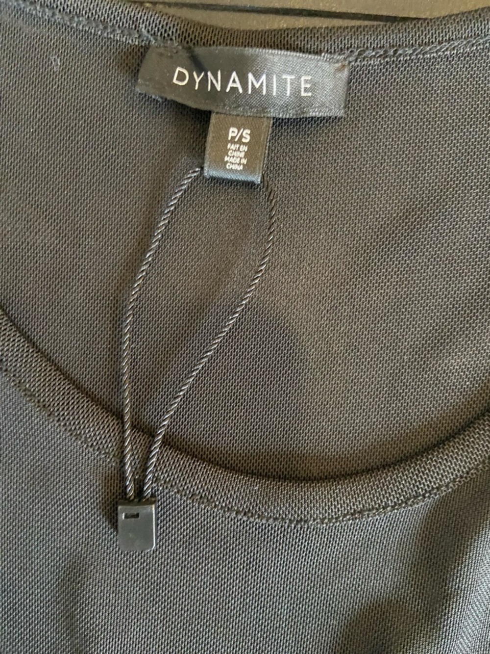 Dynamite Black Ruched Front Tank - Picture 5 of 9